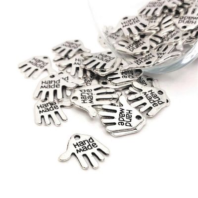 20 Pcs Hand Handmade Artisan Tag Charms Image 1