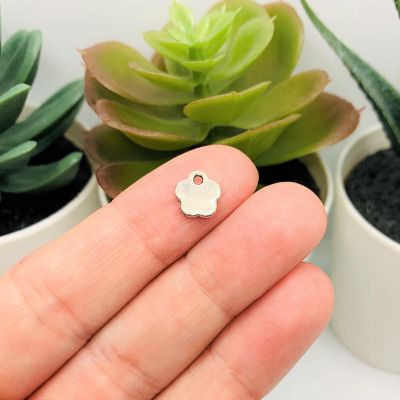 20 Pcs Handmade Flower Artisan Charms Image 2