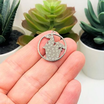 20 Pcs Haunted House Halloween Charms Image 2