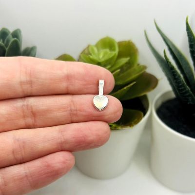 20 Pcs Heart Shaped Jewelry Bails Image 3