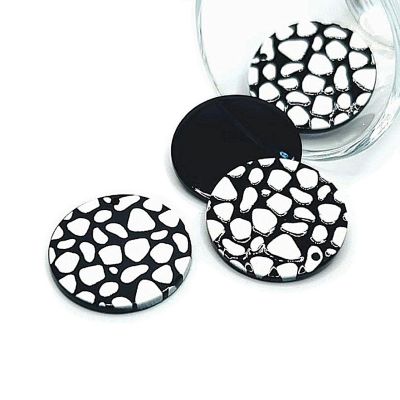 20 Pcs Leopard Print Circle Disk Image 1