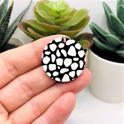 20 Pcs Leopard Print Circle Disk Image 1