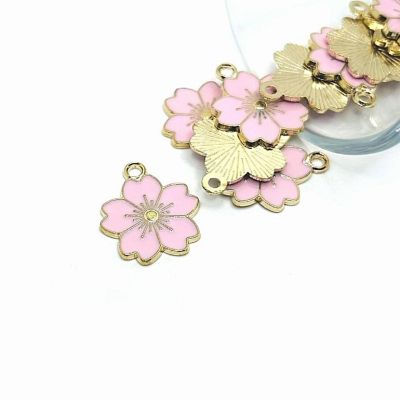 20 Pcs Light Pink Cherry Blossom Flowers Image 1