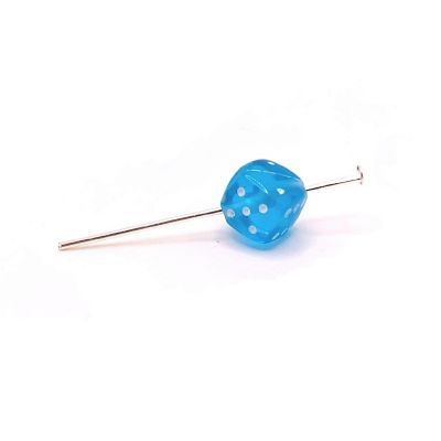 20 Pcs Mixed Color Dice Spacer Beads Image 1