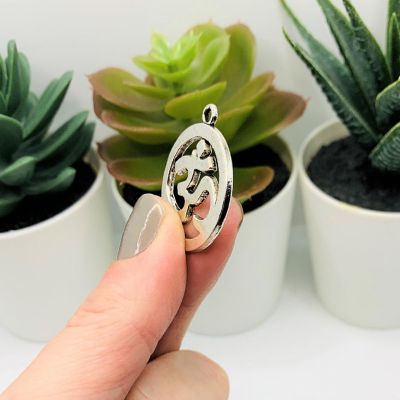 20 Pcs Om Meditation Pendant Charms Image 3
