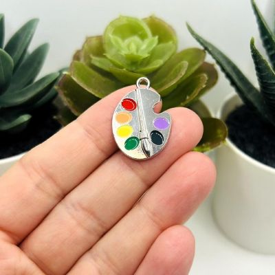 20 Pcs Paint Palette Artist Charm Image 1