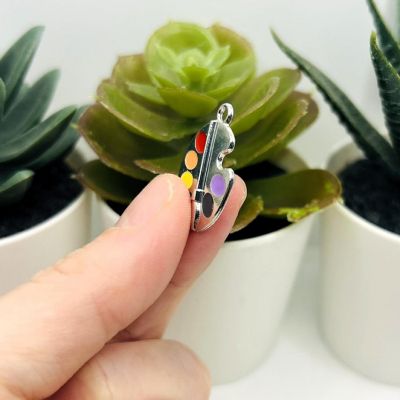 20 Pcs Paint Palette Artist Charm Image 3