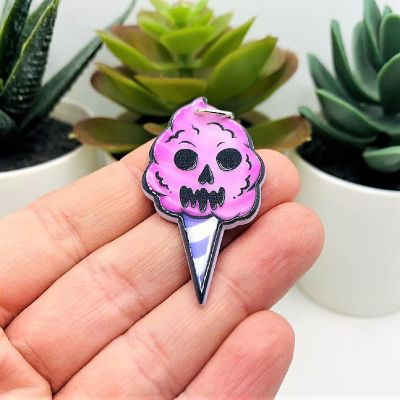 20 Pcs Pink Killer Cotton Candy Charms Image 1