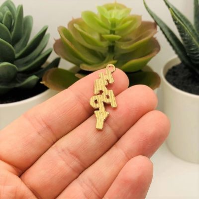 20 Pcs Rainbow Happy Charms Image 3