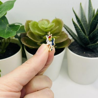 20 Pcs Rainbow Unicorn Charms Image 3