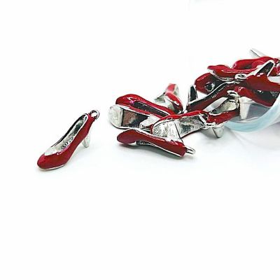 20 Pcs Red Ruby Heels Charms Image 1