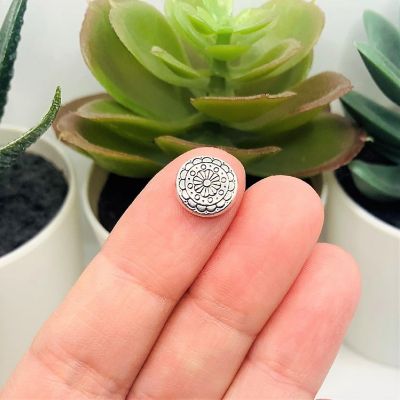 20 Pcs Round Tribal Spacer Beads Image 1