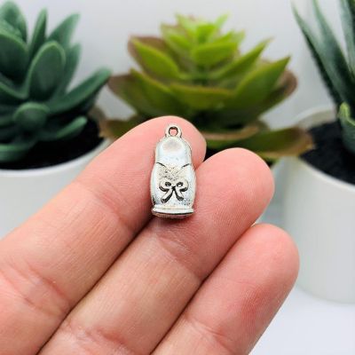 20 Pcs Russian Doll Matryoshka Charms Image 2