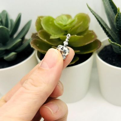 20 Pcs Silver 3D Crown Charms Image 2