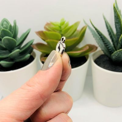 20 Pcs Silver Baby Feet Charms Image 3