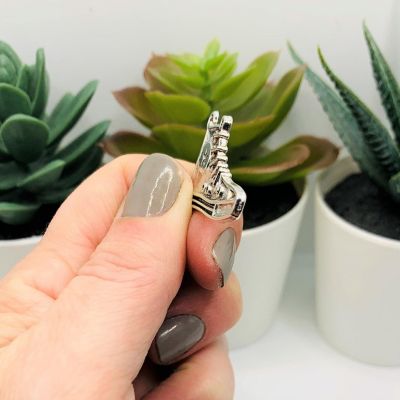 20 Pcs Silver Converse Sneaker Charms Image 3