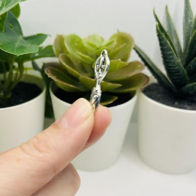 20 Pcs Silver Goddess Charms Image 3