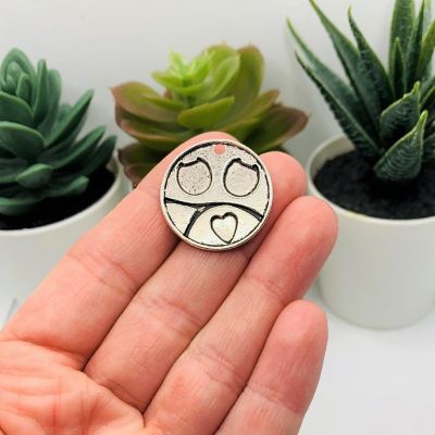 20 Pcs Silver Love Bird Owl Charms Image 2