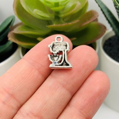 20 Pcs Silver Mixer Baking Charms Image 2