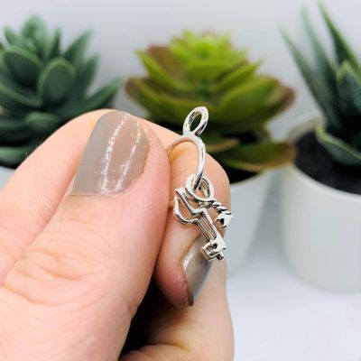 20 Pcs Silver Skeleton Key Charms Image 3