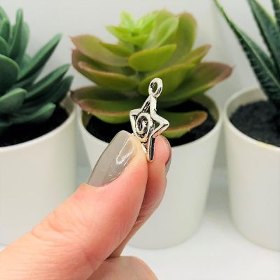 20 Pcs Silver Star Celestial Charms Image 3