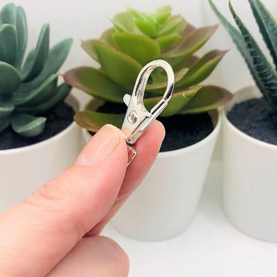 20 Pcs Silver Swivel Clasps Lanyard Clip Image 2