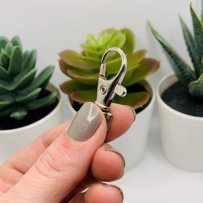 20 Pcs Silver Swivel Clasps Lanyard Clip Image 2
