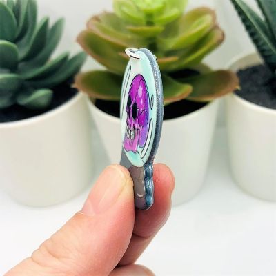 20 Pcs Snow Globe with Skull Charms Image 3