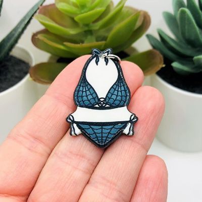20 Pcs Spooky Bathing Suit Charms Image 1