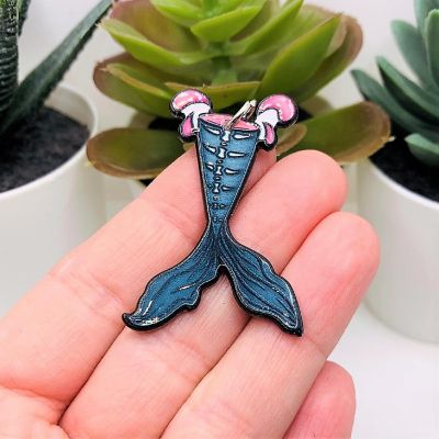 20 Pcs Spooky Mermaid Tail Charms Image 2