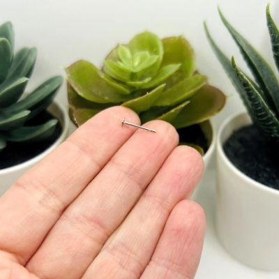 20 Pcs Stainless Steel Ear Stud Bases Image 1