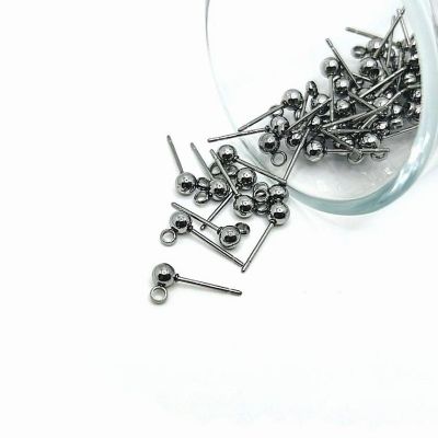 20 Pcs Stainless Steel Stud Earring Base Image 1