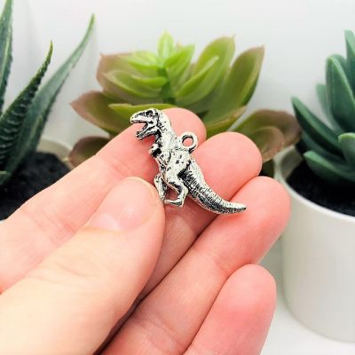 20 Pcs T-Rex Dinosaur Charms Image 1