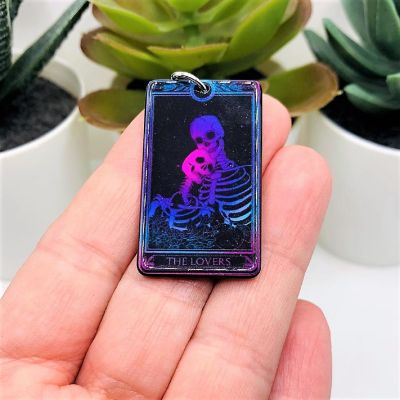 20 Pcs The Lovers Tarot Card Charms Image 1
