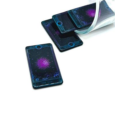 20 Pcs The Sun Tarot Card Charms Image 1