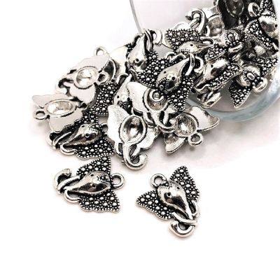20 Pcs Tibetan Elephant Head Charms Image 1