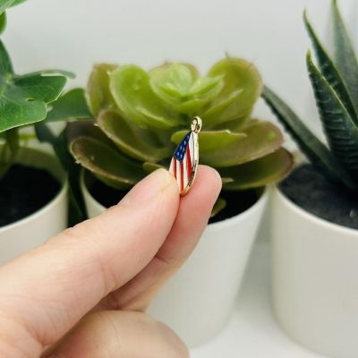 20 Pcs USA Flag Charms Image 3