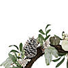 20" Pumpkin and Berries with Pinecones Artificial Fall Harvest Twig Wreath  20-Inch  Unlit Image 1