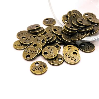 20 Small Bronze Irish Luck Charms Image 1