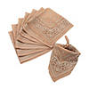 20" Tan Paisley Print Polyester Bandanas &amp;#8211; 12 Pc. Image 1