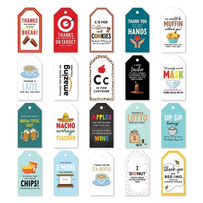 20 Teacher Appreciation Classic Gift Tag Image 1