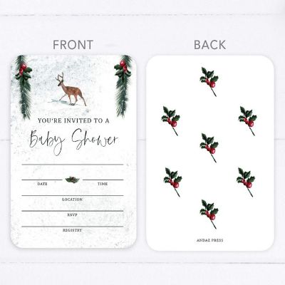 20 Winter Baby Shower Invitations Image 2