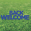 20" x 20" Blue Welcome Back Yard Signs - 11 Pc. Image 1