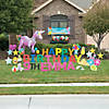 20" x 20" Multi-Color Happy Birthday Yard Signs - 13 Pc. Image 1