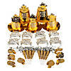 200 Pc. New Year's Eve Glitzy Gold Party Kit for 100 Guests Image 1