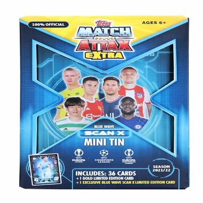 2021/2022 Topps UEFA Champions League Match Attax Extra Mini Tin  Blue Wave Image 1