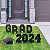 2024 Graduation Cap Outdoor Yard Decorating Kit - 9 Pc. Image 1