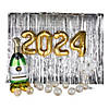 2024 Silver Fringe Backdrop Decorating Kit - 30 Pc. Image 1