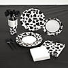 205 Pc. Cow Print Party Tableware Kit for 24 Guests Image 1