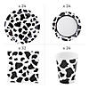 205 Pc. Cow Print Party Tableware Kit for 24 Guests Image 1